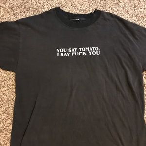 Vintage “You say tomato” graphic tee shirt